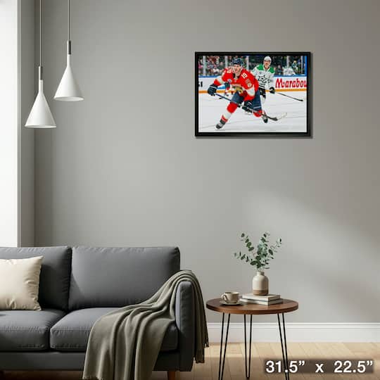 Matthew Tkachuk 20" x 29" Framed Canvas Florida Panthers 31.5" x 22.5"